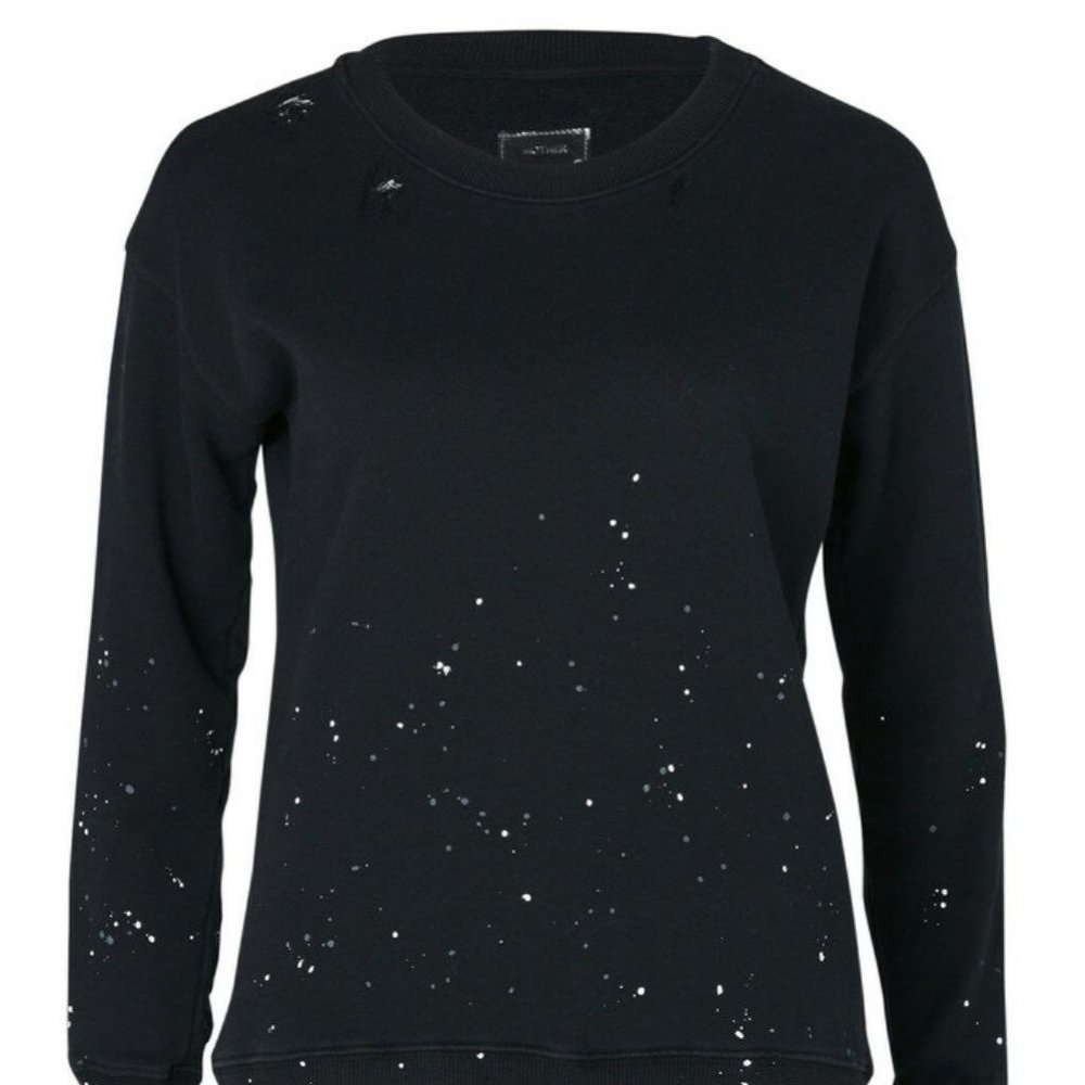 MOTHER Destructed TORN Rip SPLATTER Sweatshirt